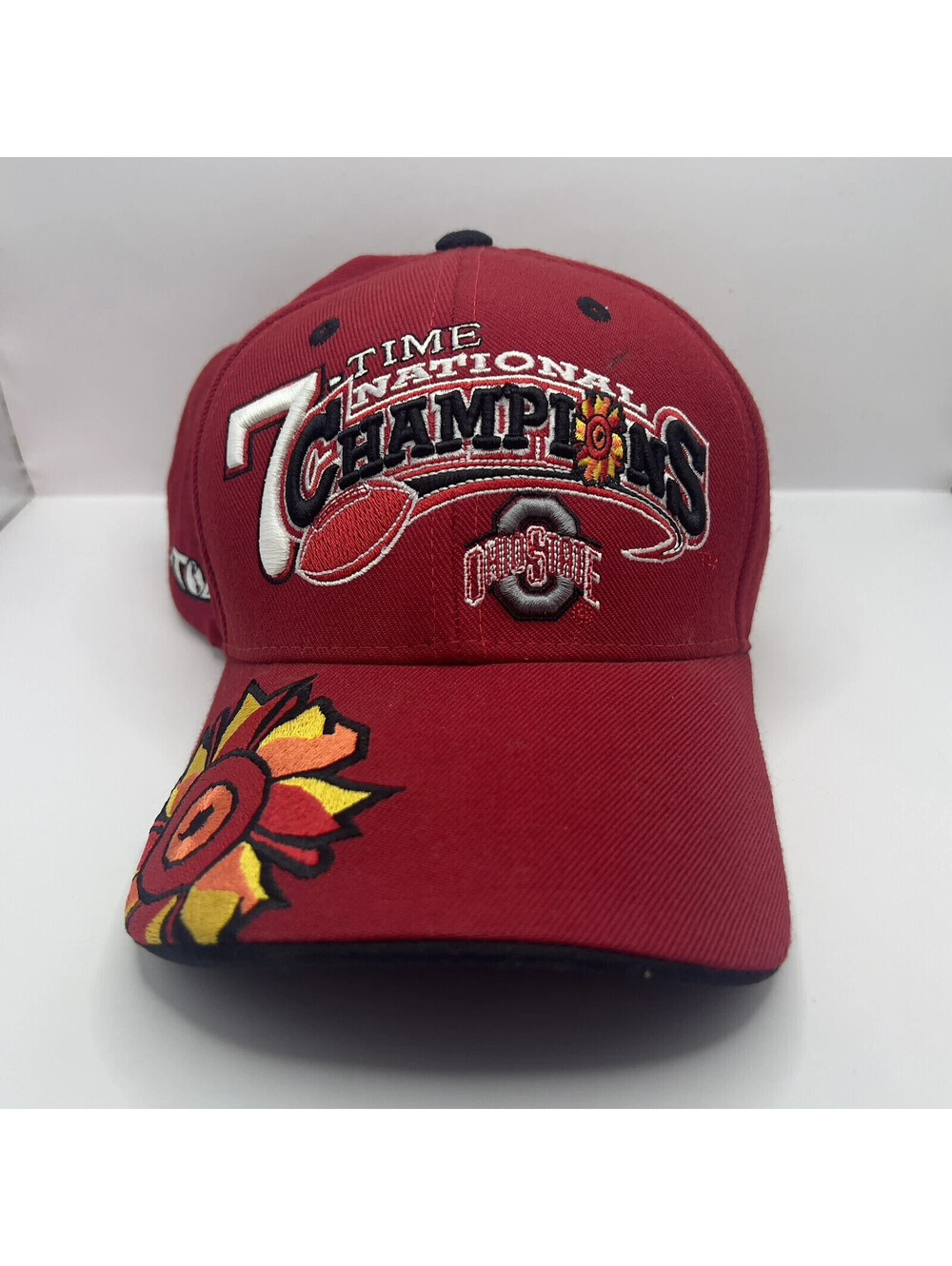 Top of The World Ohio State Football 7 Time National Champion Snapback Hat